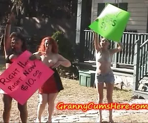 Reife fotzen oma und ...